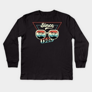 Since 1980 Kids Long Sleeve T-Shirt